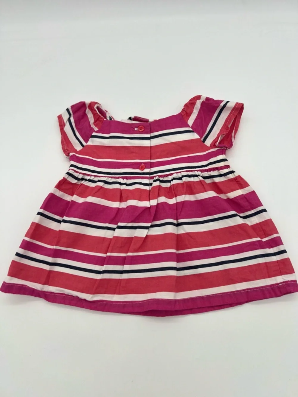 Gymboree Girl Pink Red Striped Shirt 2T